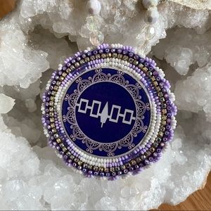 Haudenosaunee Beaded Medallion